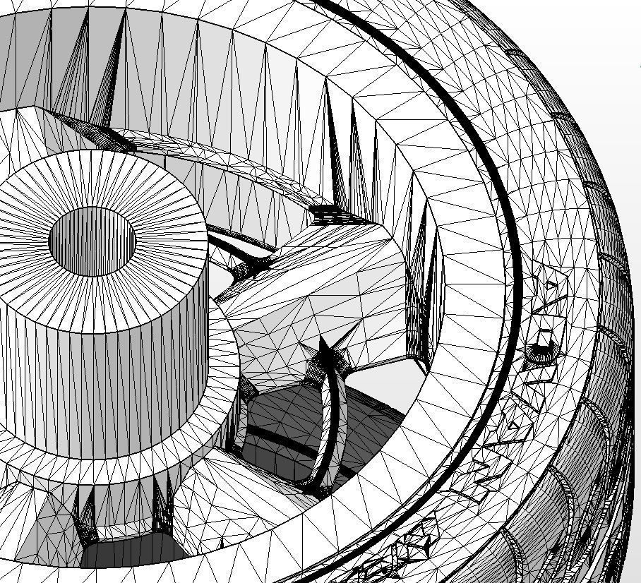 Wheel Foose Saturn 18inch for scale model 3D print model_19