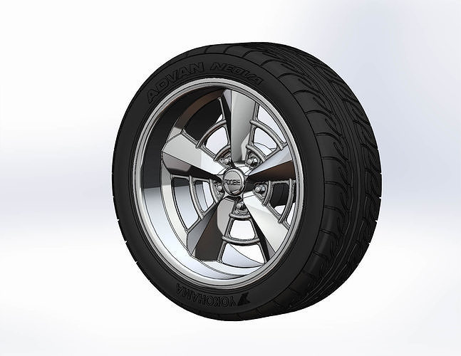 Wheel Foose Saturn for scale model 3D print model
