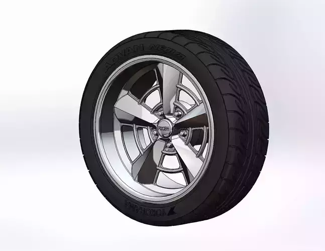 Wheel Foose Saturn 18inch for scale model