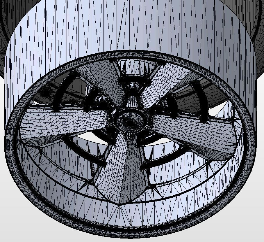 Wheel Foose Saturn 18inch for scale model 3D print model_15