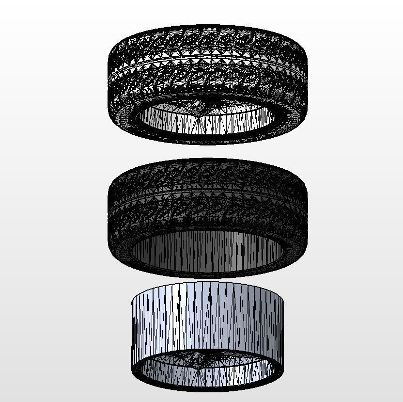 Wheel Foose Saturn 18inch for scale model 3D print model_14