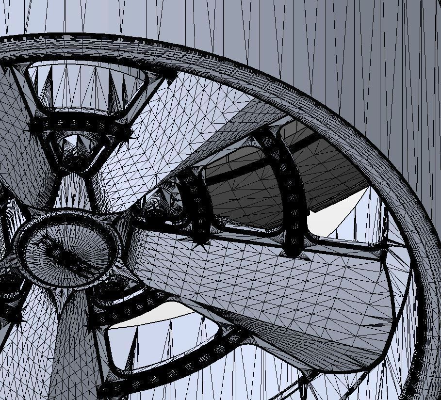 Wheel Foose Saturn 18inch for scale model 3D print model_16