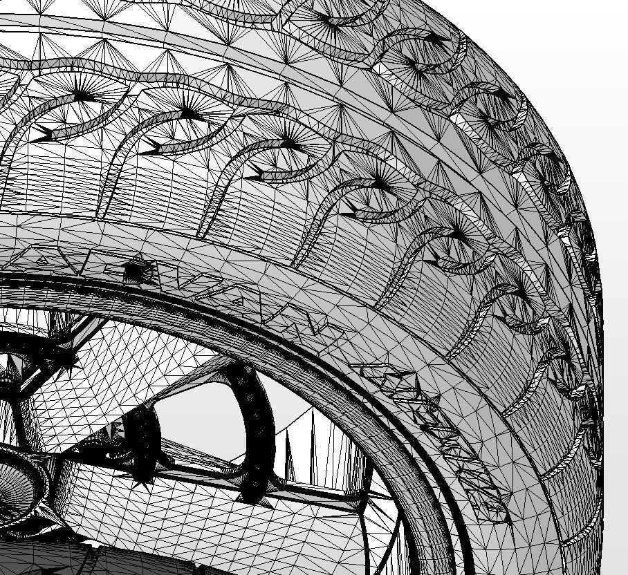 Wheel Foose Saturn 18inch for scale model 3D print model_18