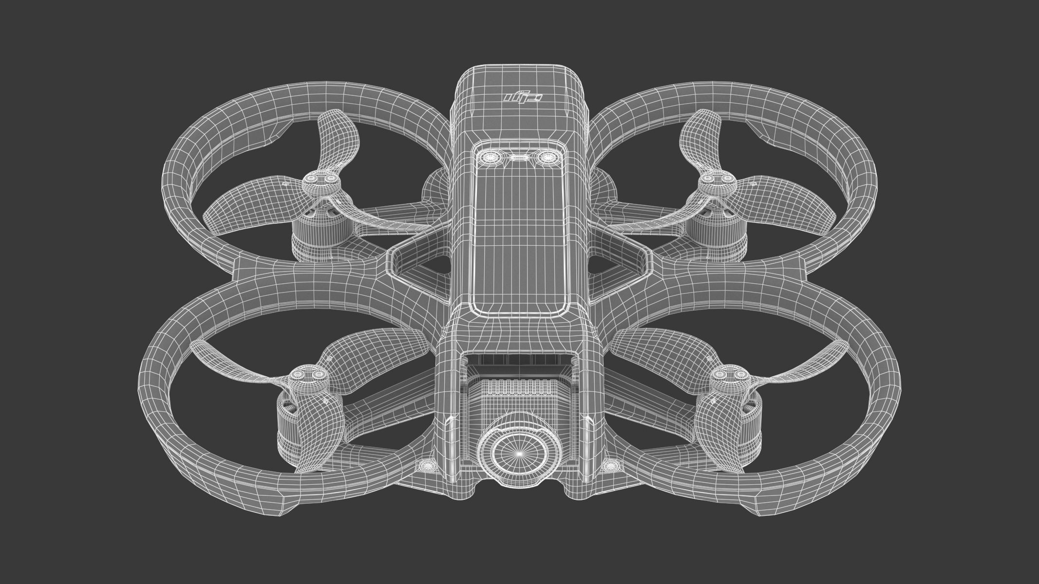 DJI Avata 2 FPV Drone 3D model_1