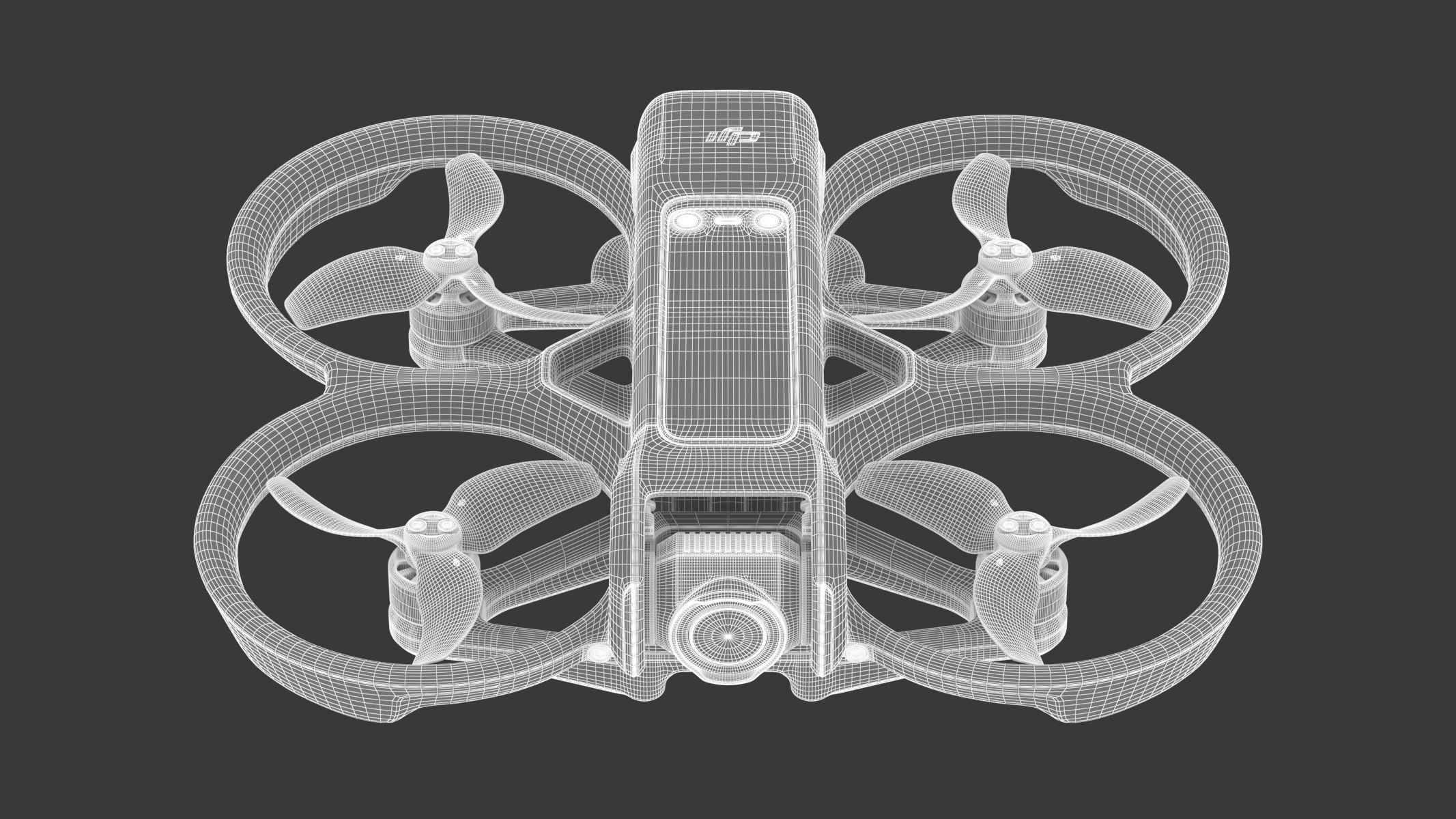 DJI Avata 2 FPV Drone 3D model_2