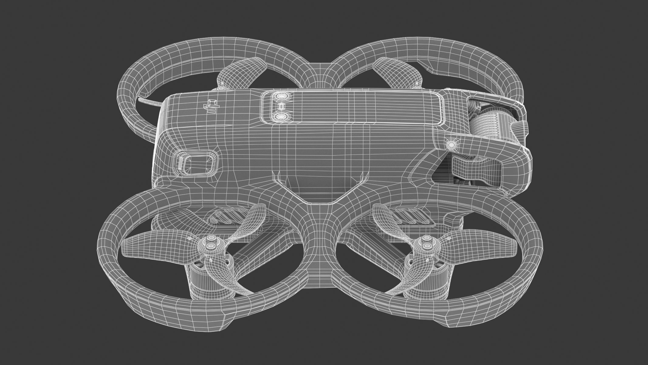 DJI Avata 2 FPV Drone 3D model_20
