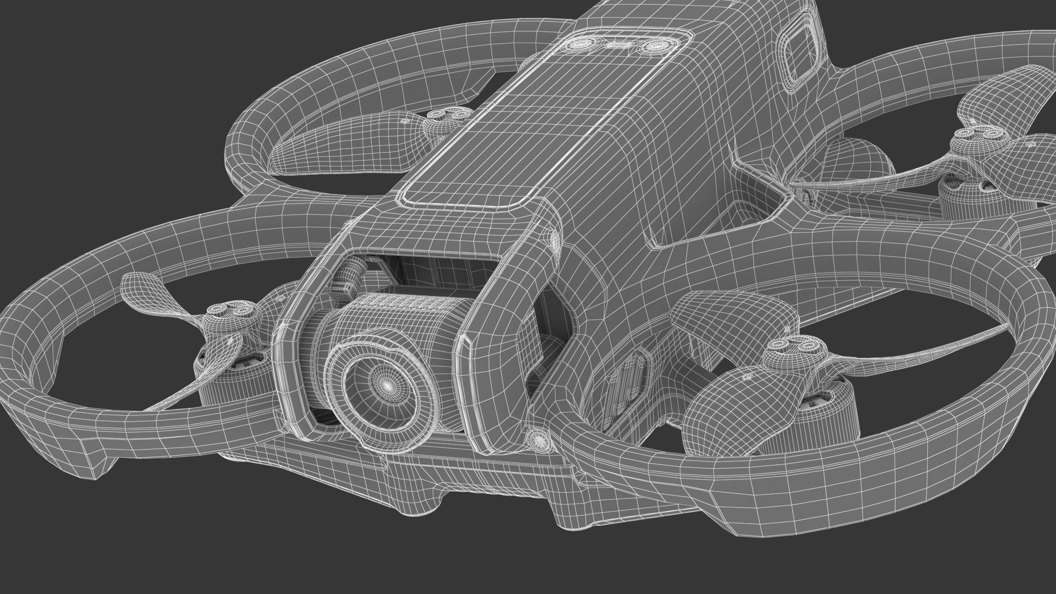 DJI Avata 2 FPV Drone 3D model_22