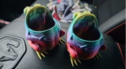 Frog pen holder  3D print model_2