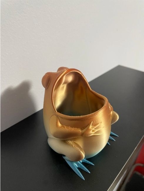 Frog pen holder  3D print model_11