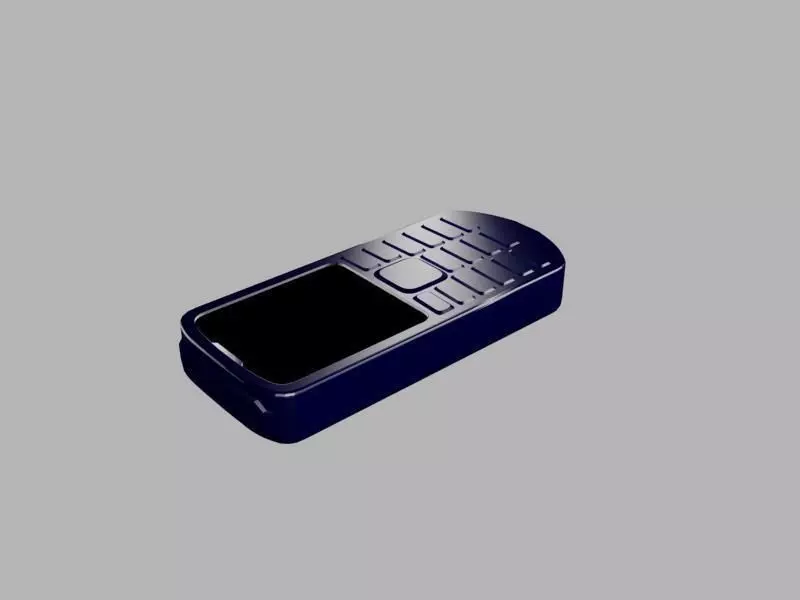 Phone nokia cell Free 3D model_0