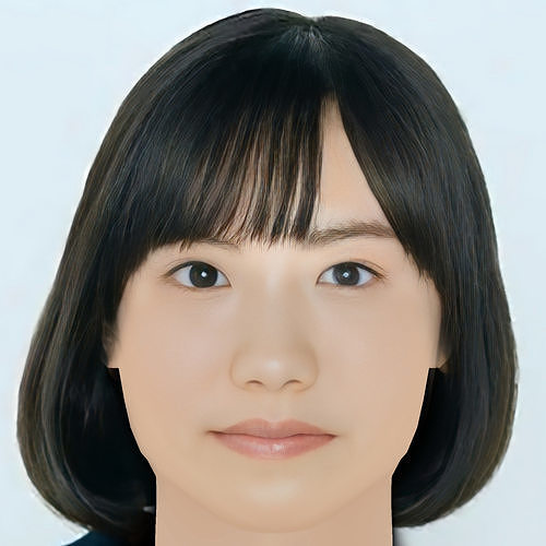 Mana Ashida Head - No Hair - Low poly head for game Low-poly 3D model