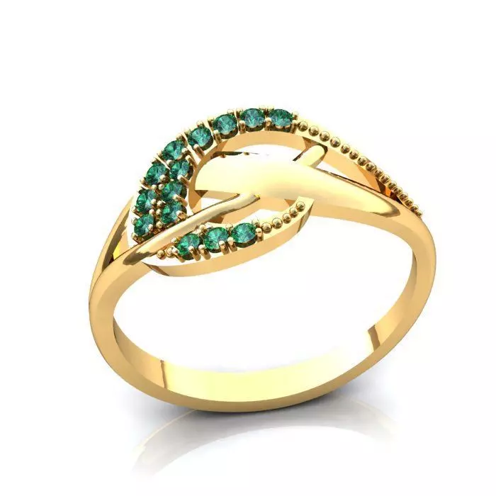 women ring 3D print model