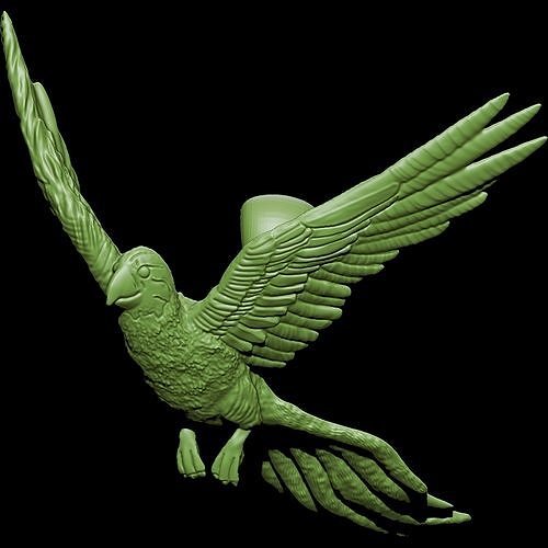 Parrot Pendant Design 2 3D print model