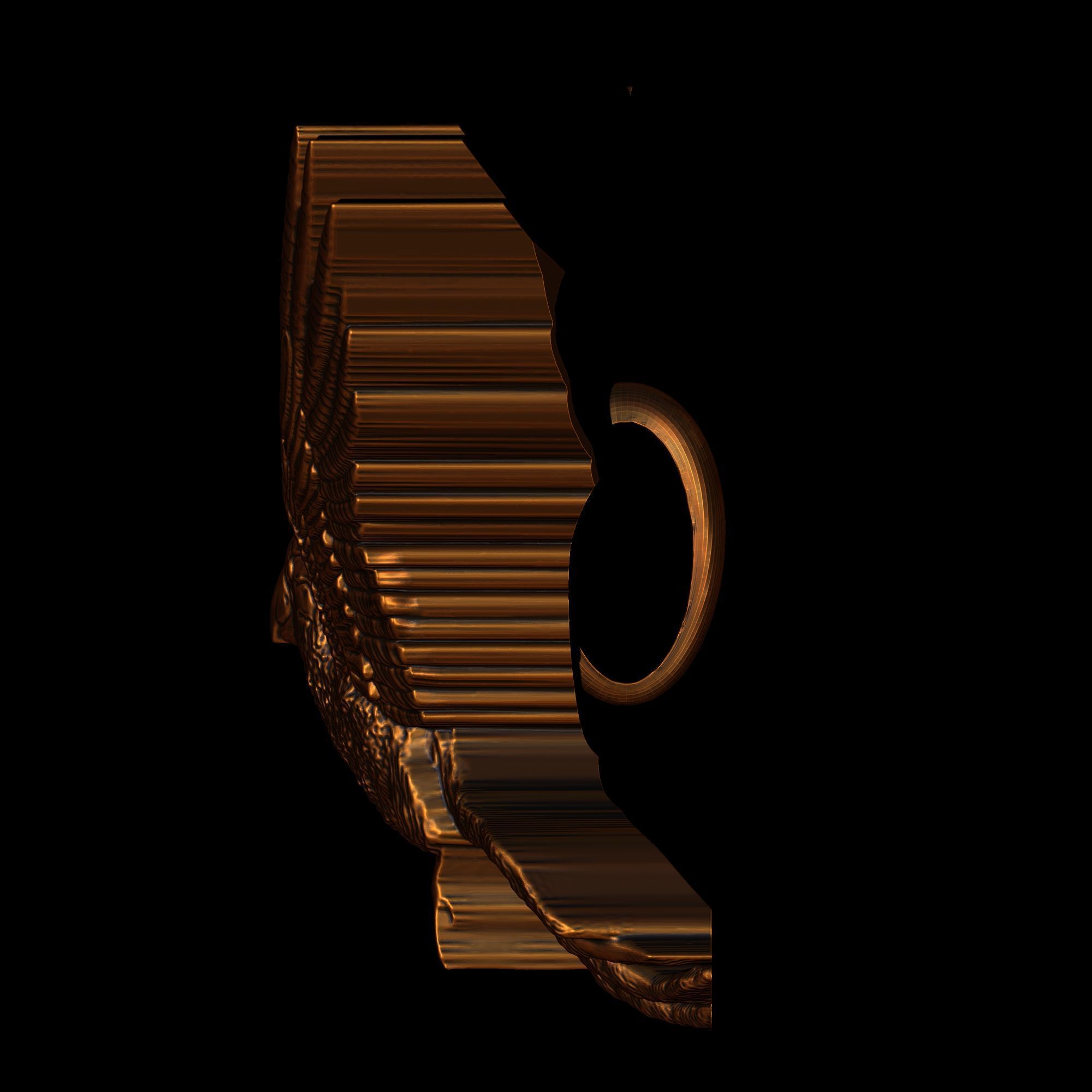 Parrot Pendant Design 2 3D print model_6