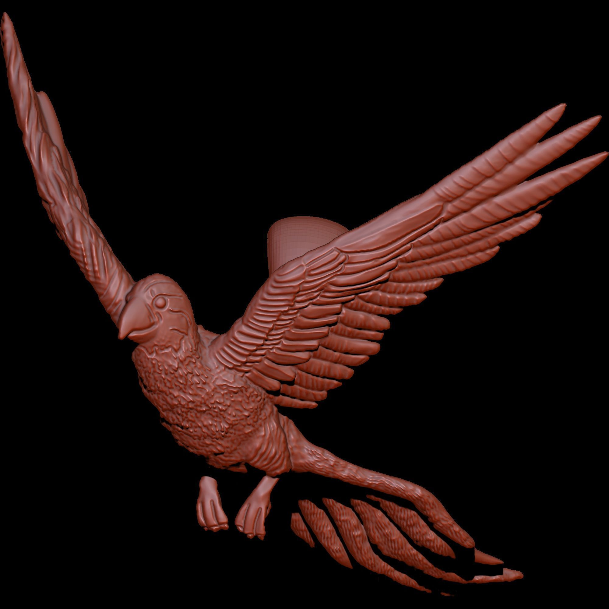 Parrot Pendant Design 2 3D print model_1