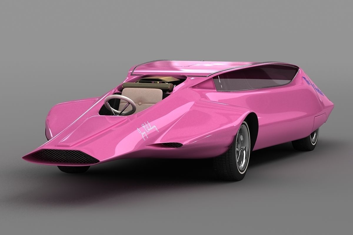 Pink Panther Mobile 1969 3D model CGTrader