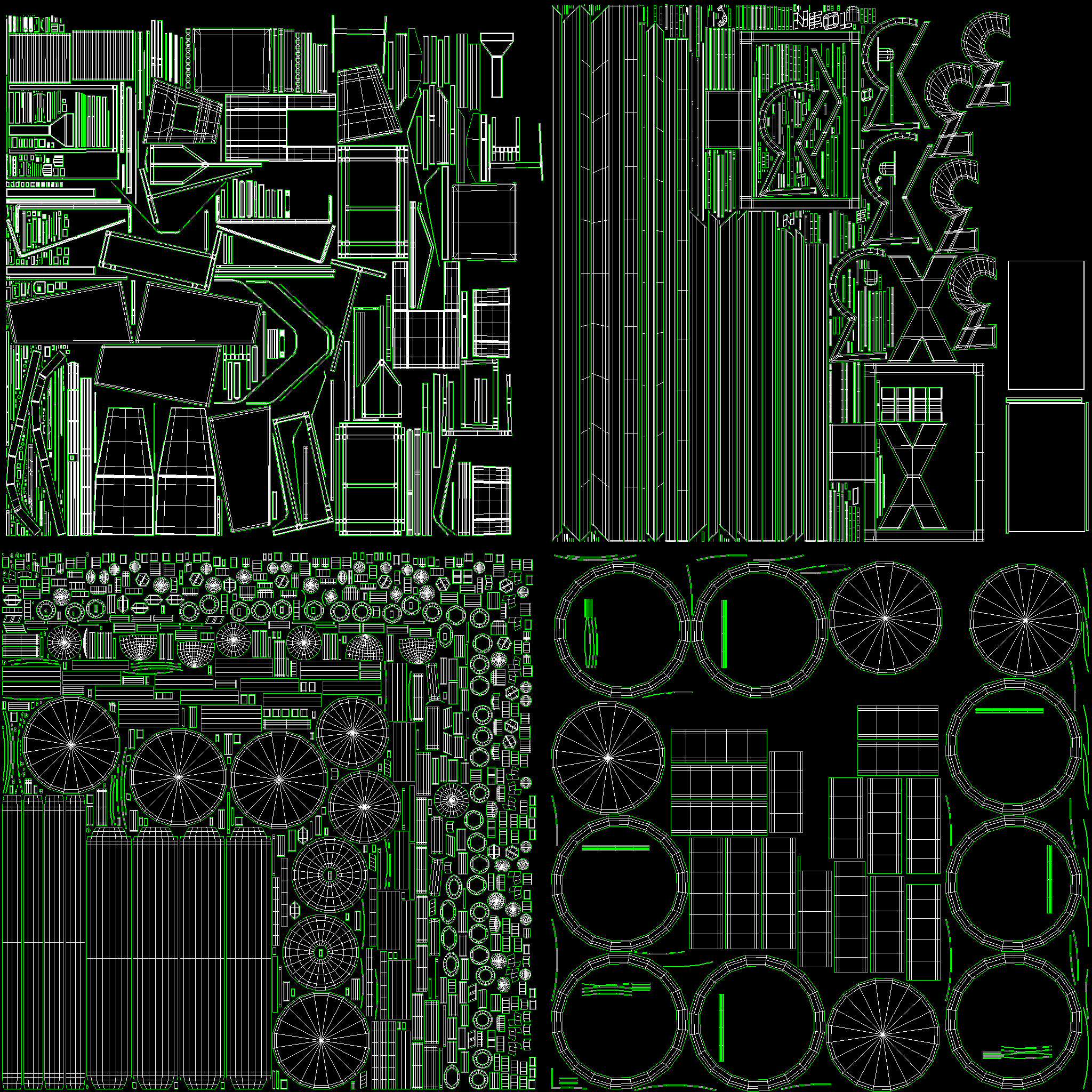 Portable Basketball Hoop System with Timer Black Paint 3D model_9
