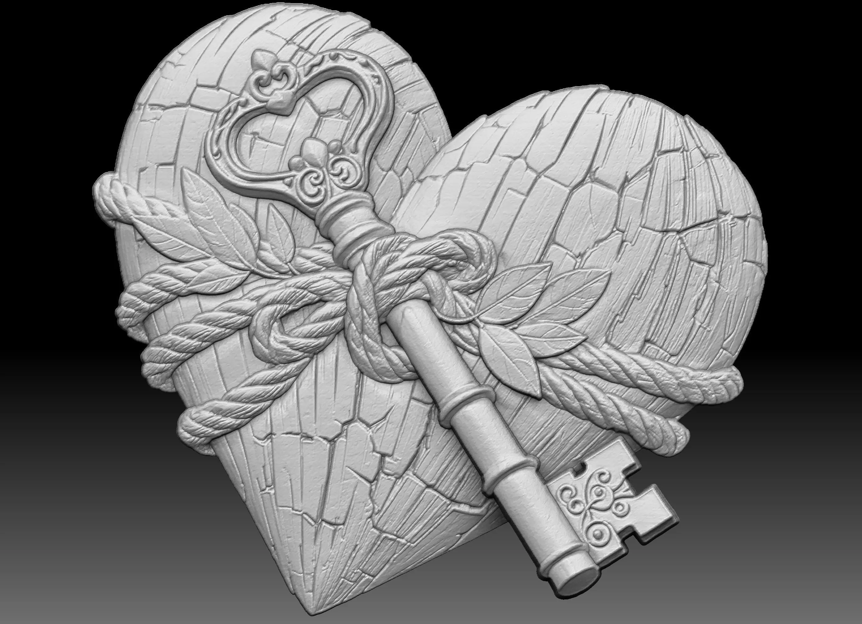 Heart Pendant 3D print model