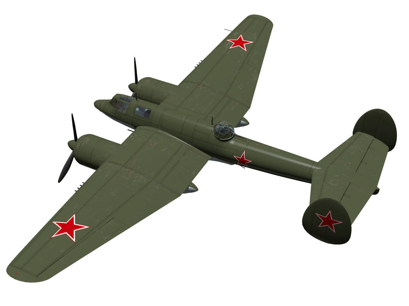 Sukhoi Su-8 3D model_1