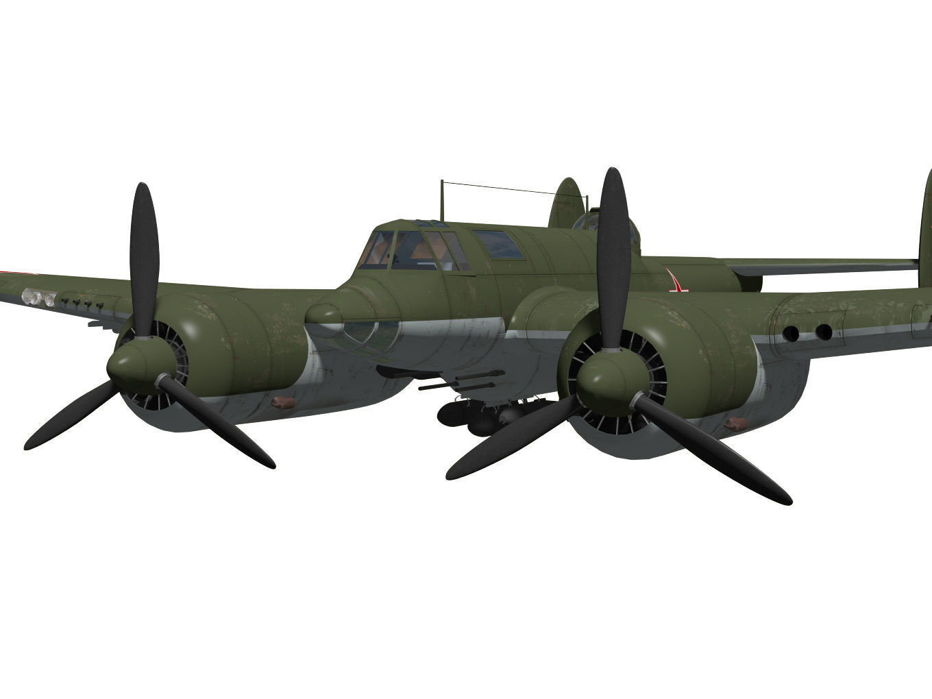 Sukhoi Su-8 3D model_4