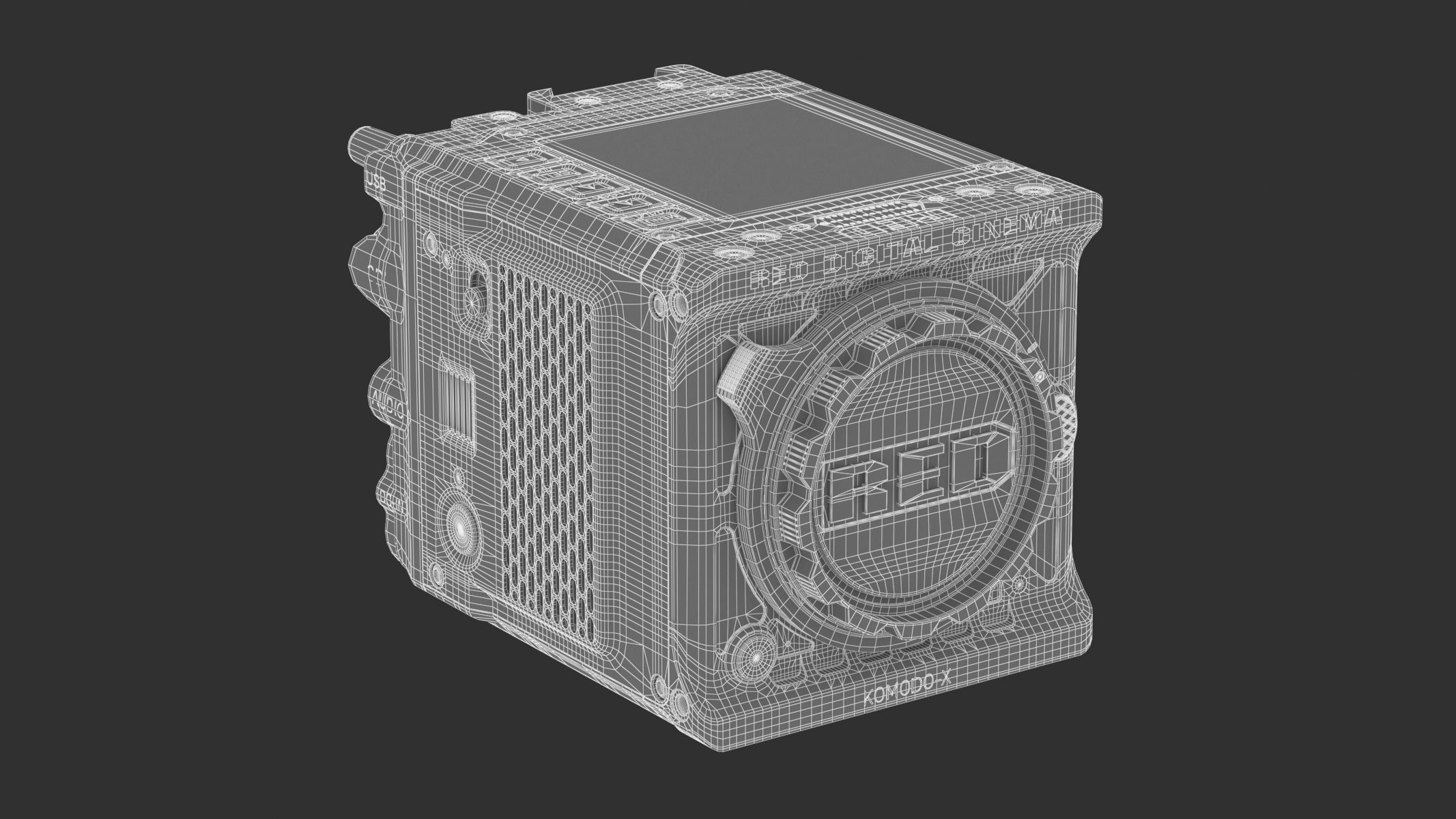 RED Digital Cinema Komodo-X 6K Black 3D model_2