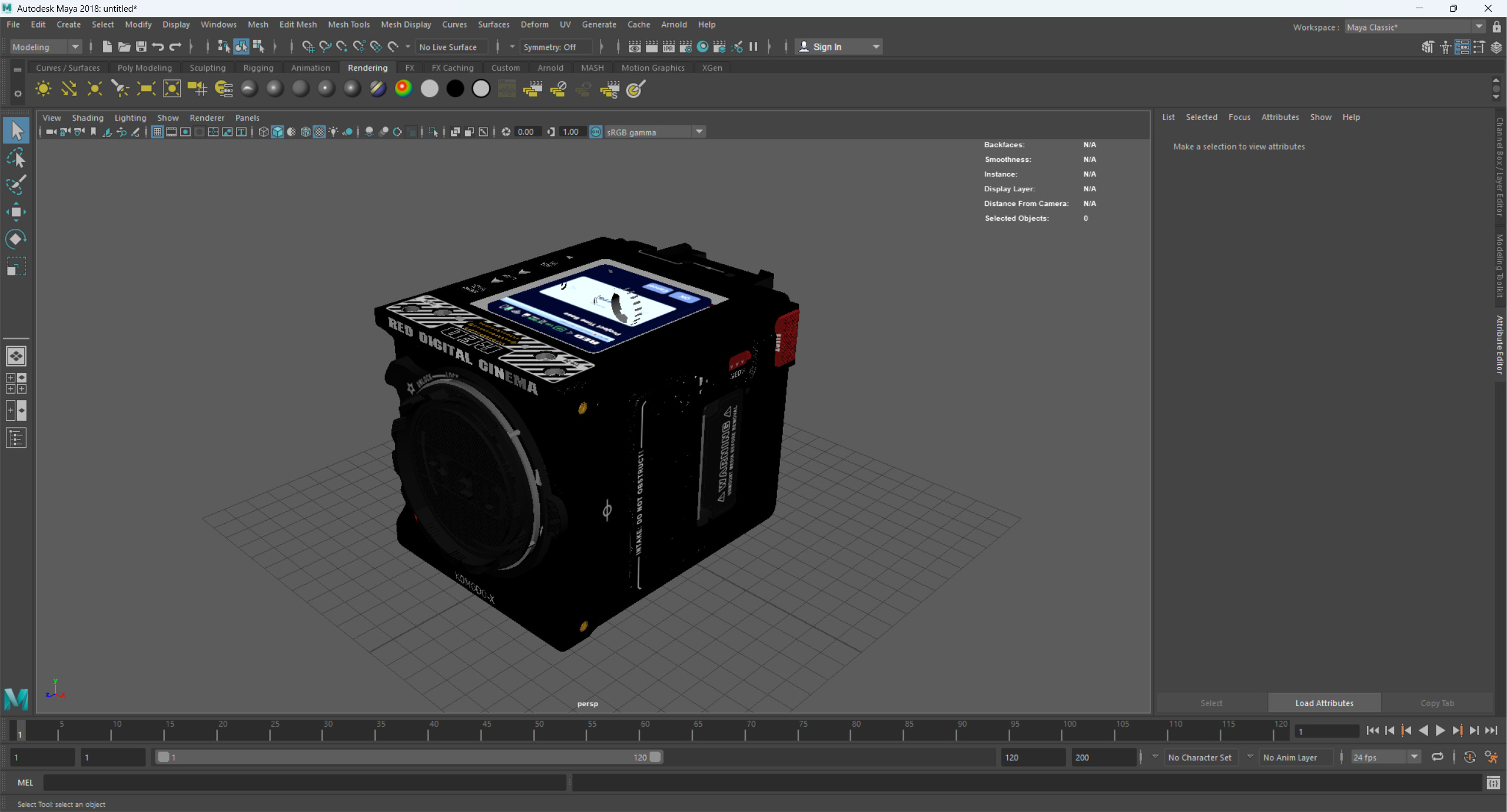 RED Digital Cinema Komodo-X 6K Black 3D model_28