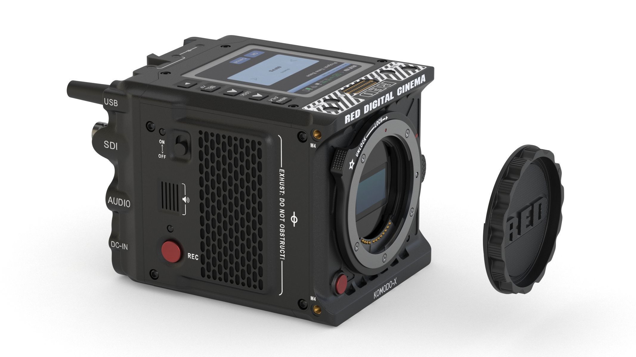 RED Digital Cinema Komodo-X 6K Black 3D model_9