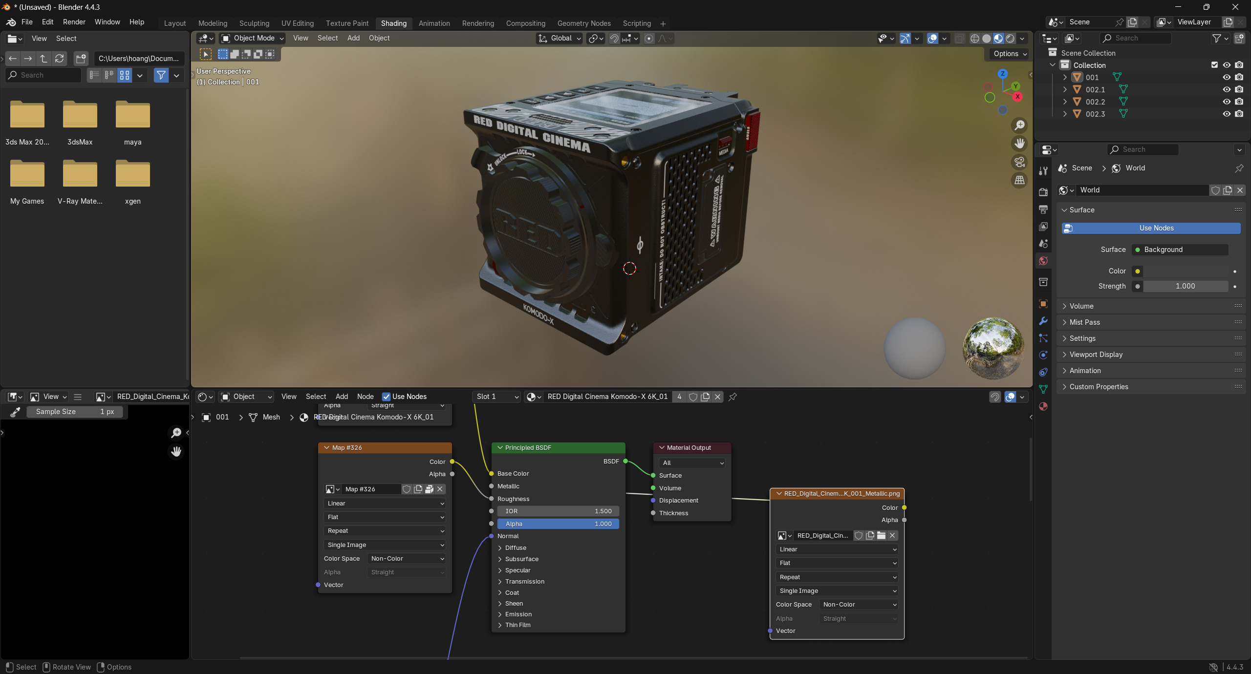 RED Digital Cinema Komodo-X 6K Black 3D model_26