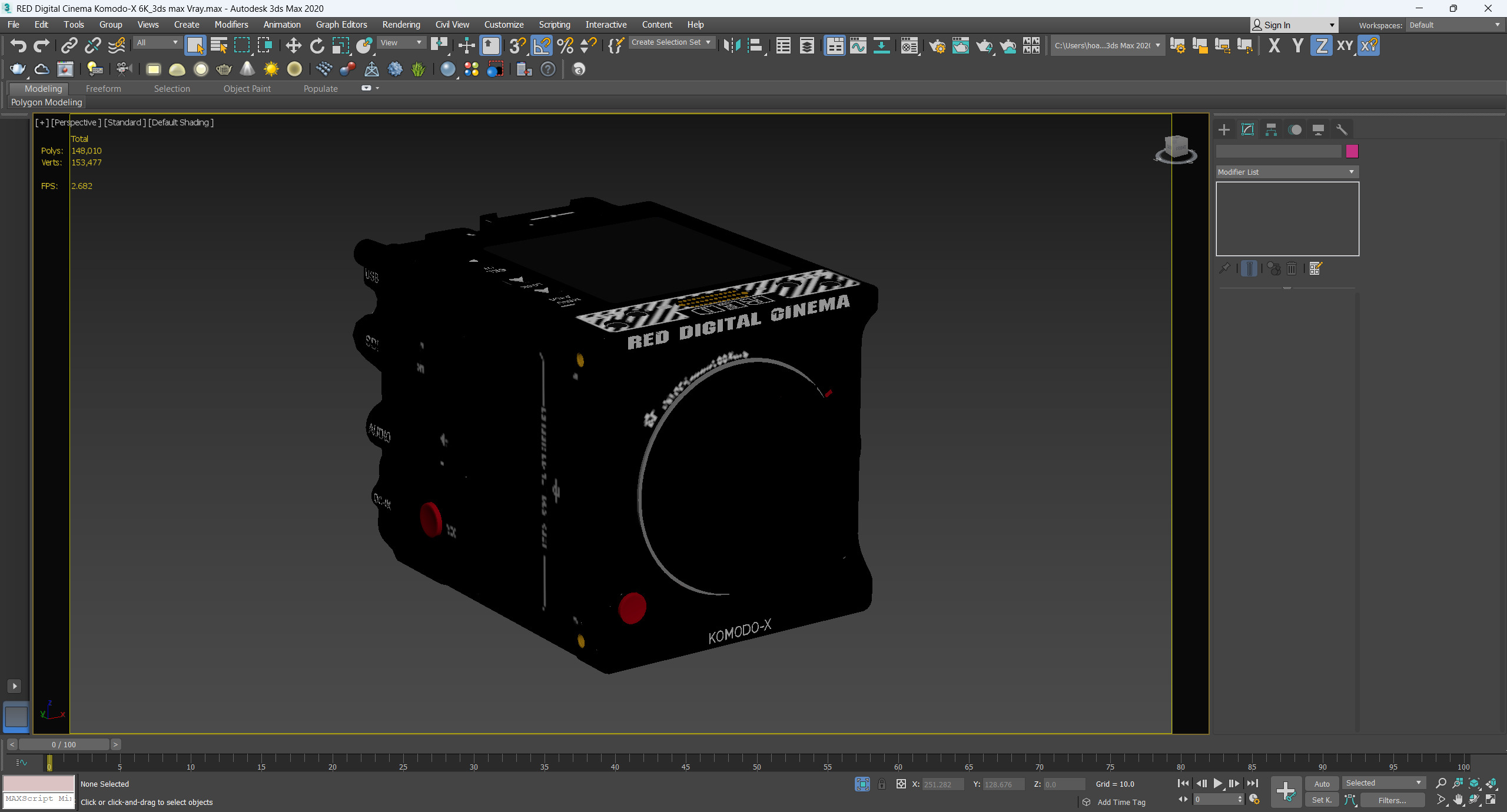 RED Digital Cinema Komodo-X 6K Black 3D model_24