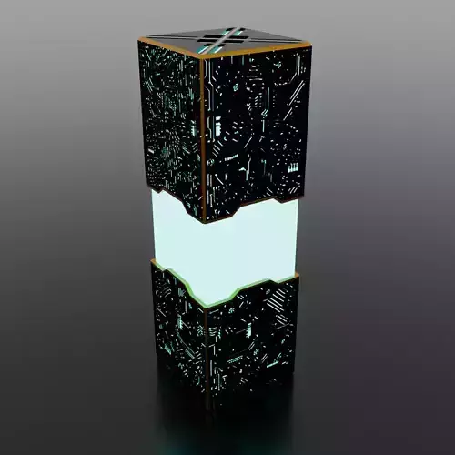 Sci-fi-like electronic circuit light