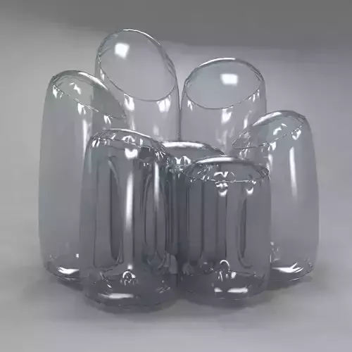 Roche Bobois airflower armchair 3D model