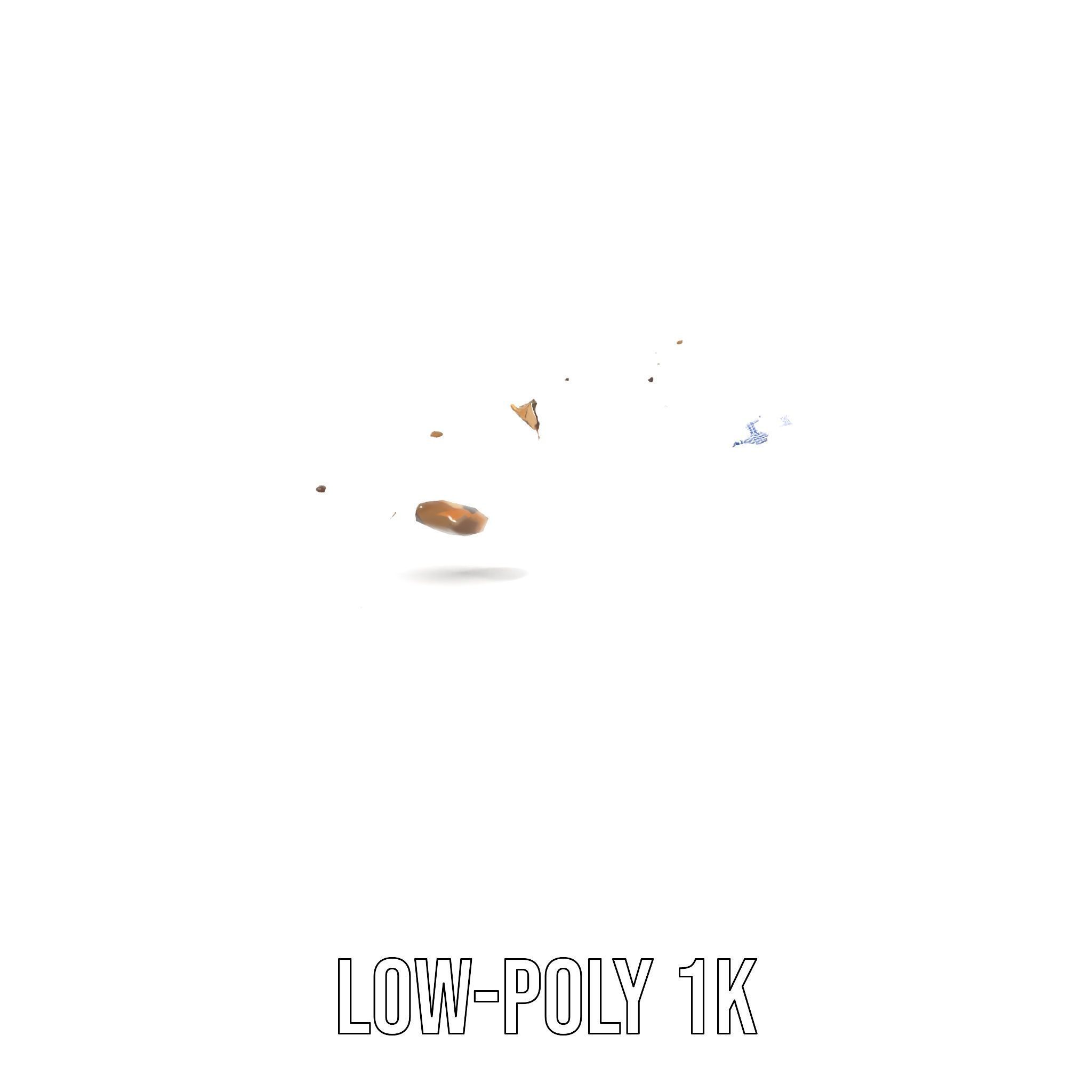 Open Antique Book Model Pack  Realistic and Detailed Low-poly 3D model_9