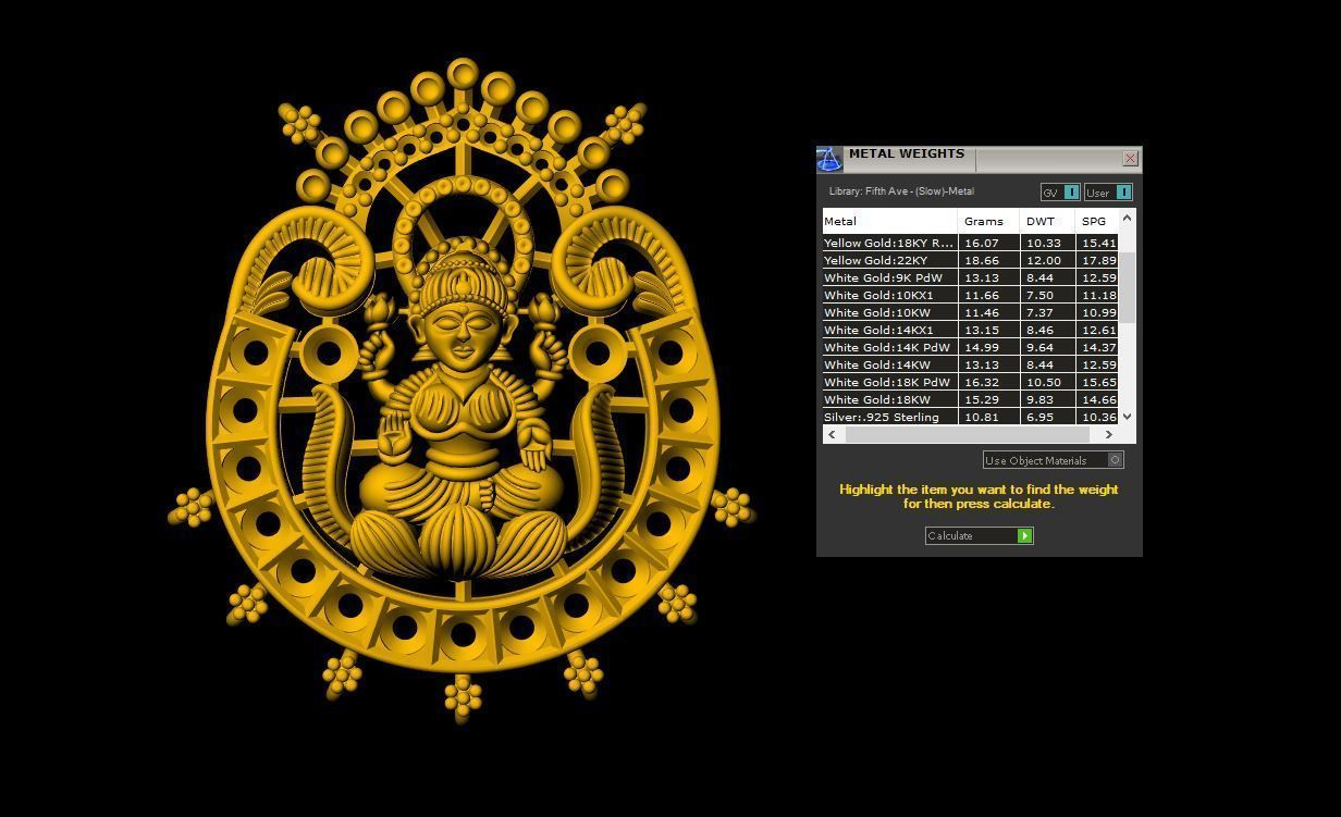 Laxmi 3D Models - 0117 3D print model_9