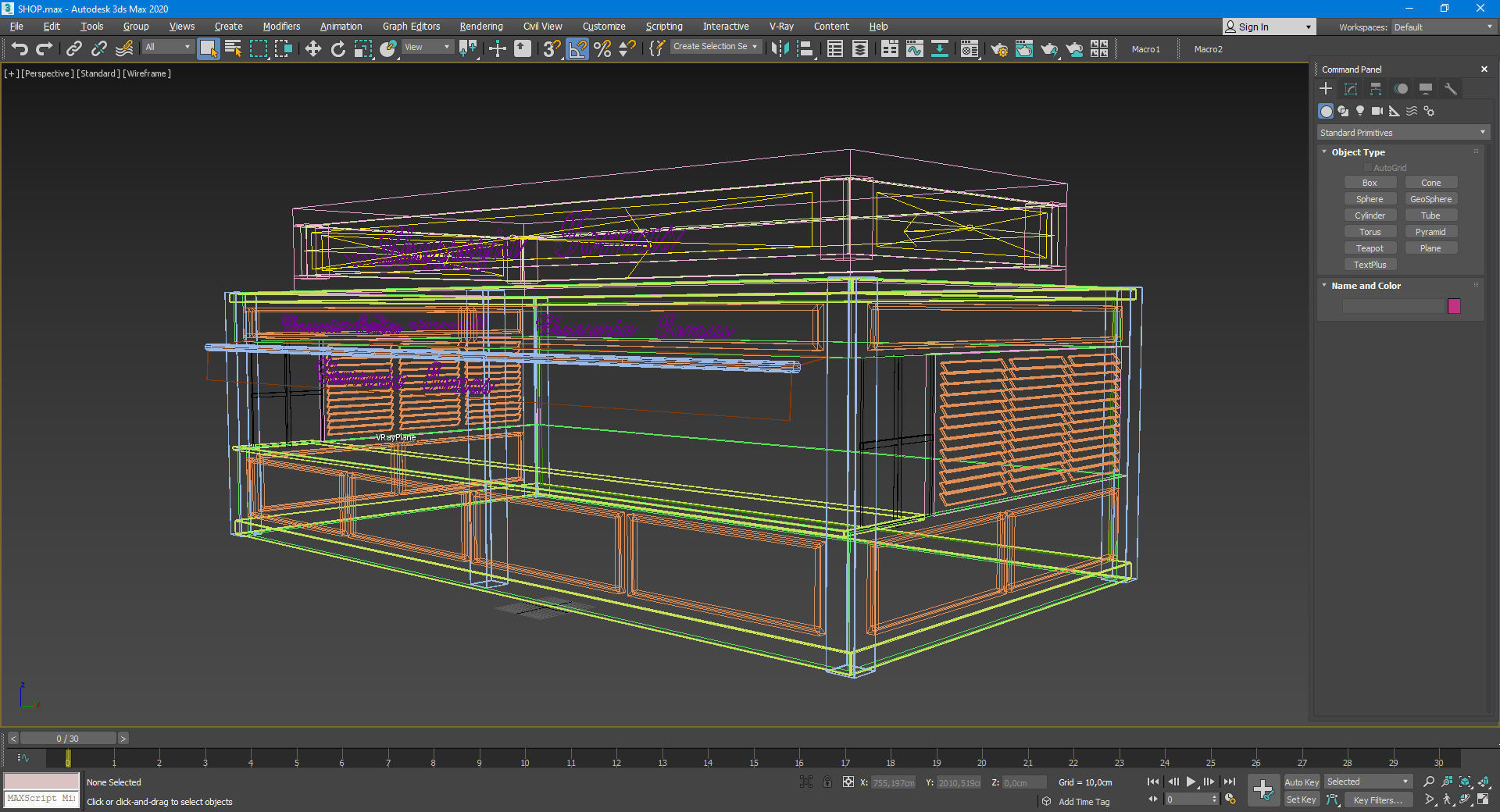 Food Stall KIOSK 3D model_2