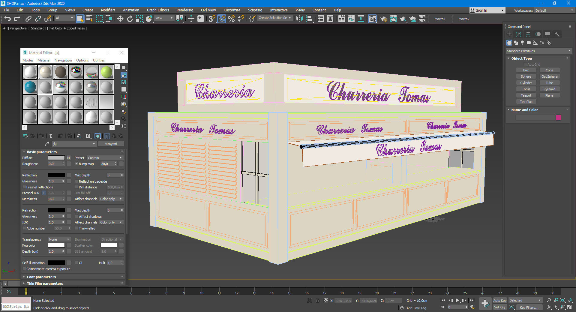 Food Stall KIOSK 3D model_3