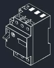 GuardaMotorSiemens circuit breaker Free 3D model_0