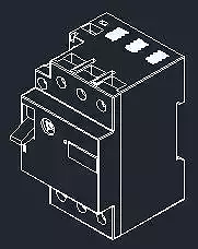 GuardaMotorSiemens circuit breaker Free 3D model
