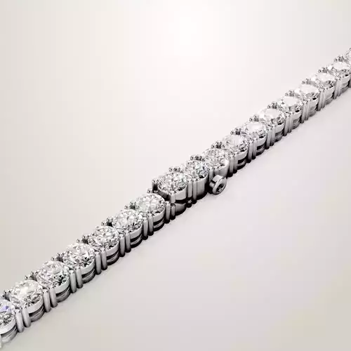 tennis bracelet 3 point 3 mm stones 