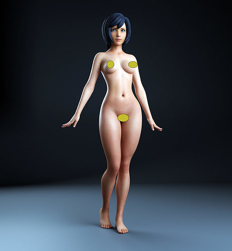 Final Fantasy - Yuffie Kisaragi 3D print model