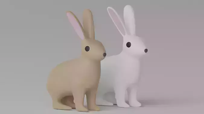 Cartoon Cute Bunny Rabbit