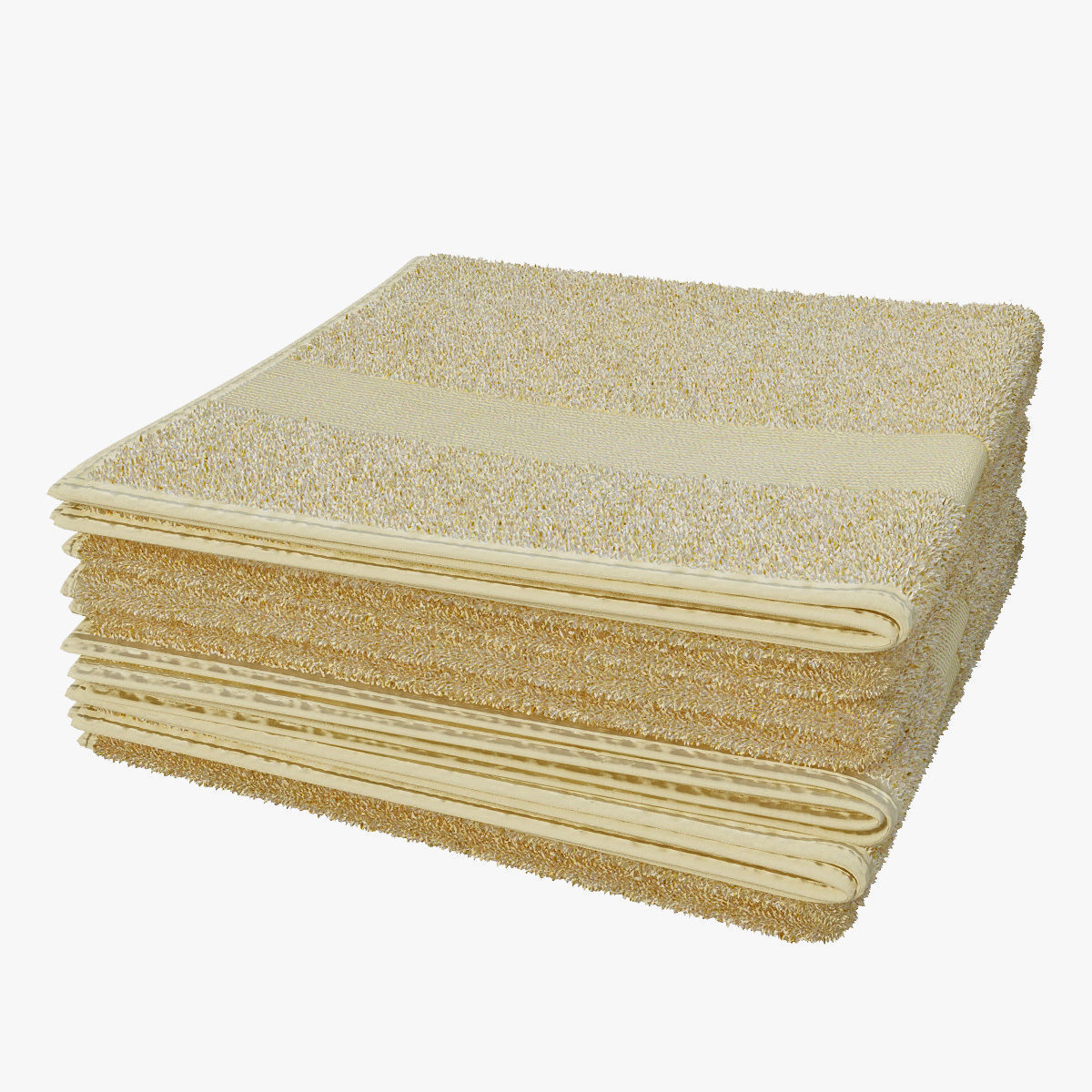 Folded towels2 3D model_3