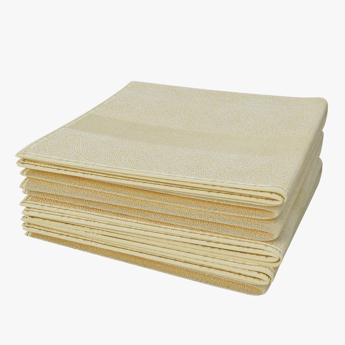 Folded towels2 3D model_4