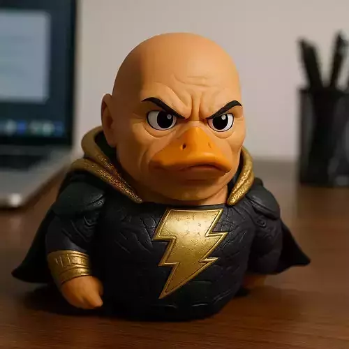 Rubber Duck - Black Adam marvel - 3D print 3D print model