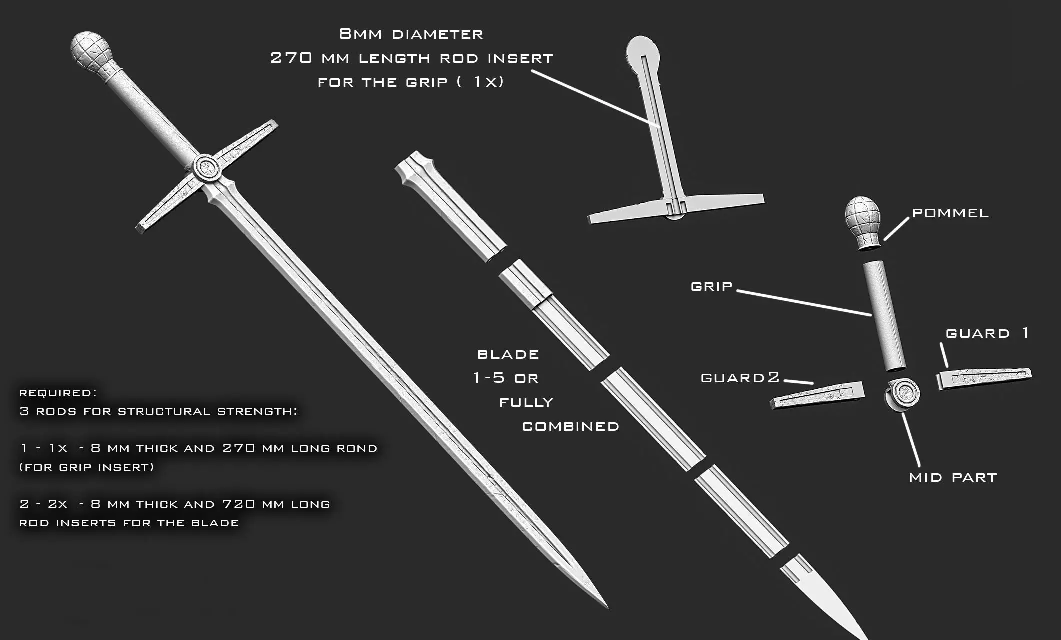 Necrosword 3D print model_1