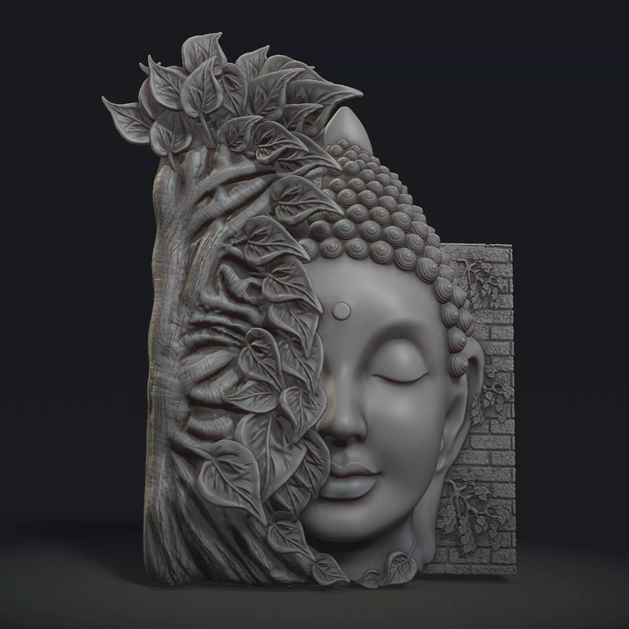 Buddha 3D Model STL File for 3D Printing 3D print model_0
