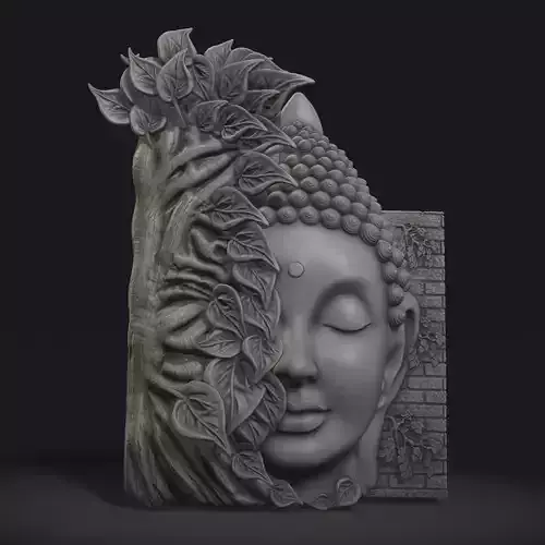 Buddha 3D Model STL File for 3D Printing