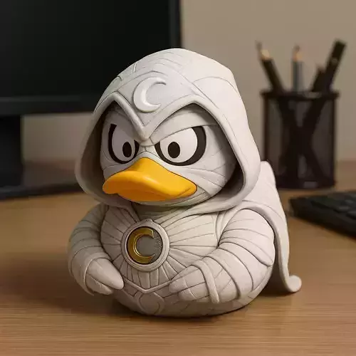 Rubber Duck - Moon Knight model - 3d print 3D print model
