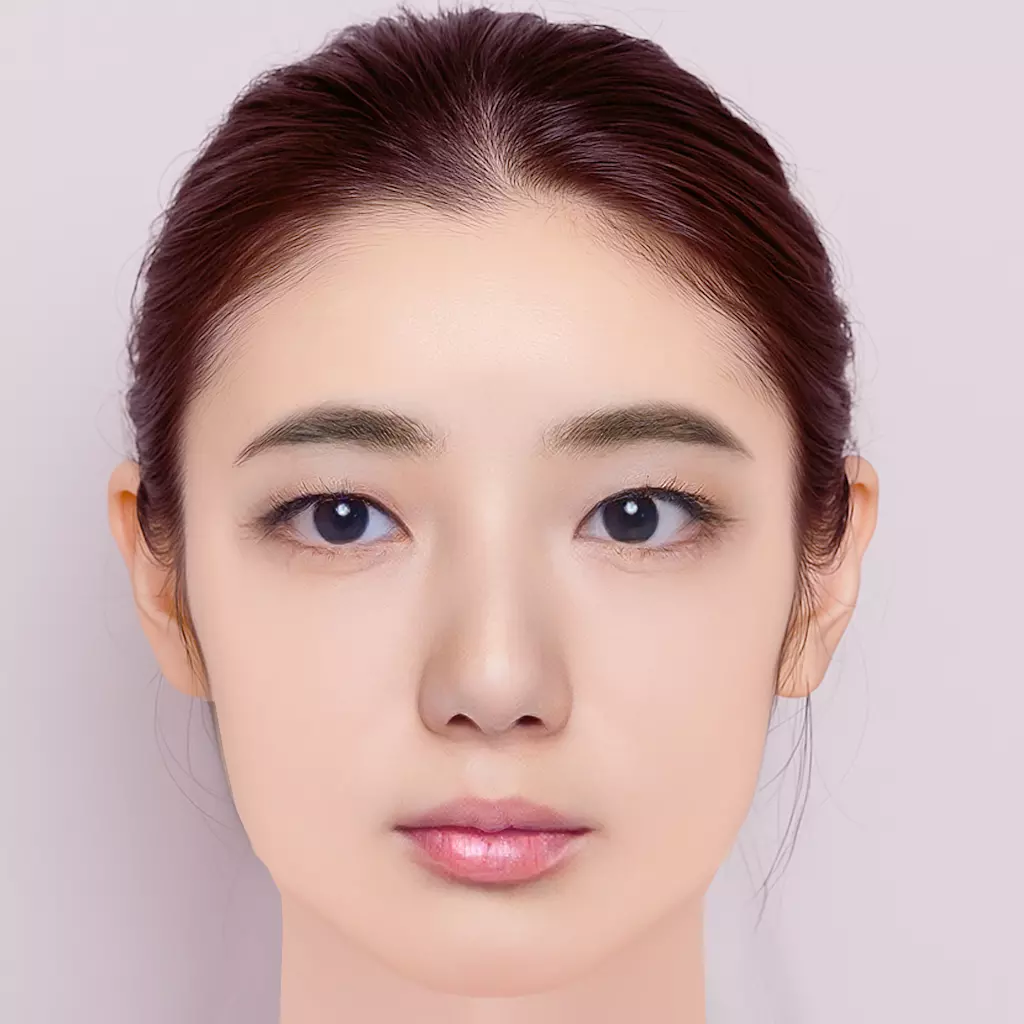 Moemi Katayama Head - No Hair - Low poly head for game Low-poly 3D model
