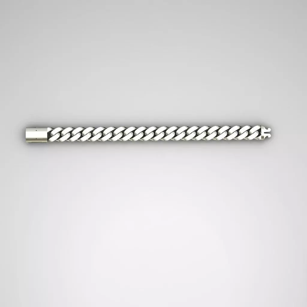 monaco chain  bracelet 3D print model_0