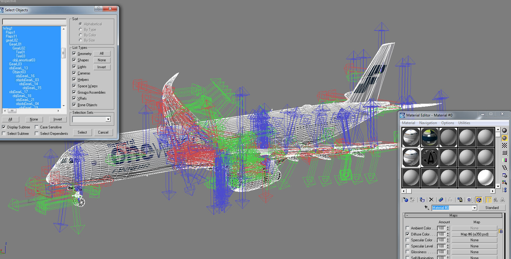 Airbus A350-900 XWB Finnair oneworld Low-poly 3D model_18